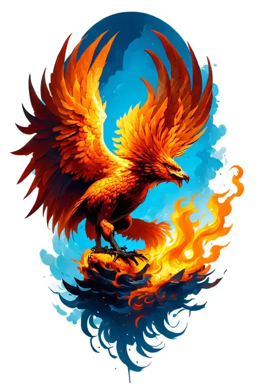 Phoenix Rising From The Ashes