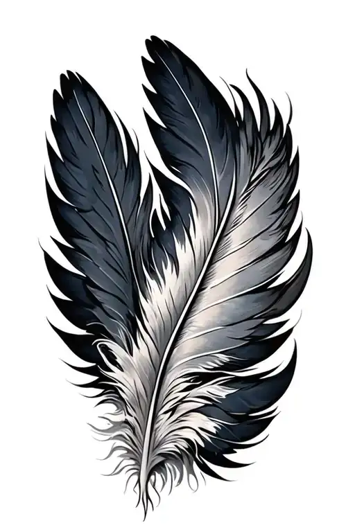 Feather Angel Wings