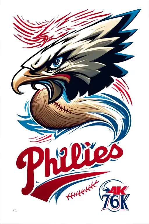 Phillies Eagles 76Ers Logos