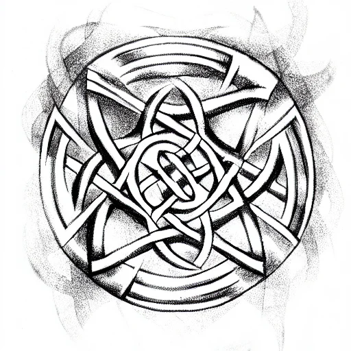 Celtic Knot Bucky Barnes Shield