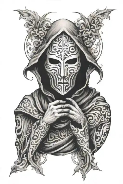 A Cloaked Figure With No Face