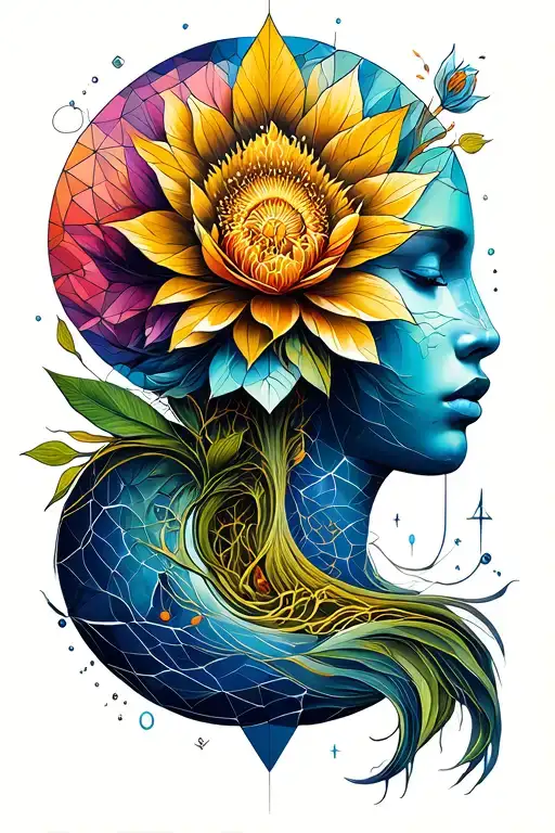 Geometric That Symbolize New Life And Guidance