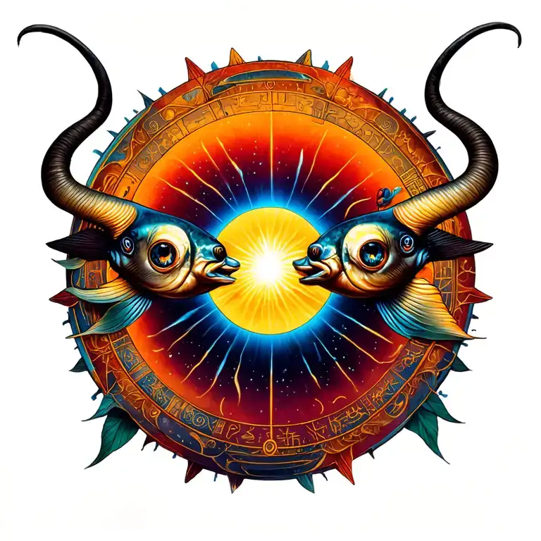 Pisces Taurus Zodiac Solar
