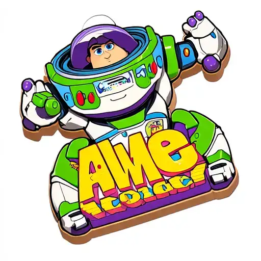 Ai Me Two Magnets Toystory Themed With Infinity And Beyond