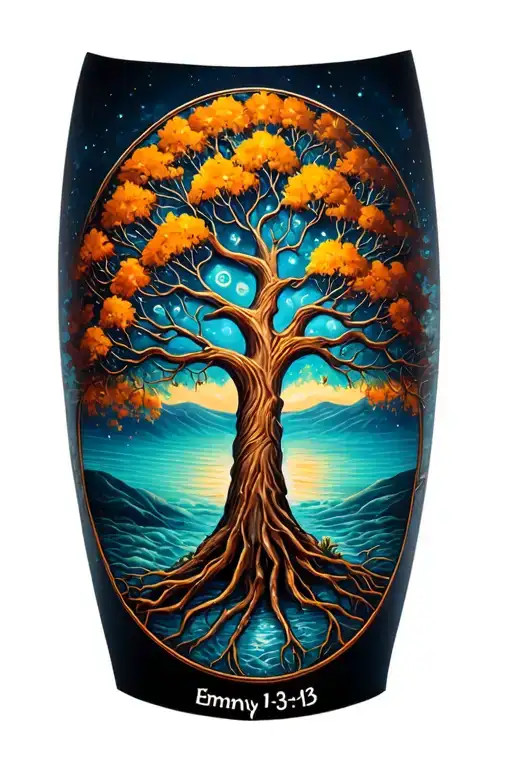 Tree Of Life With The Name Emmy And Date 1-31-13