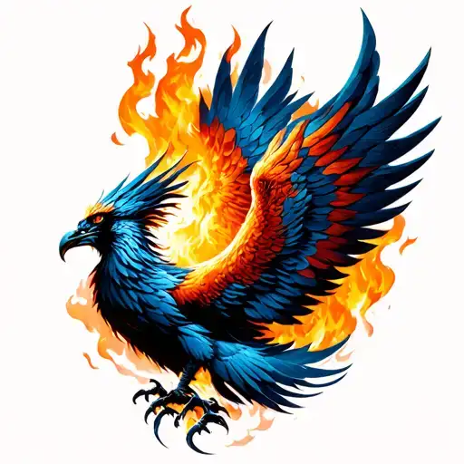 Viking Phoenix Rising From The Ashes