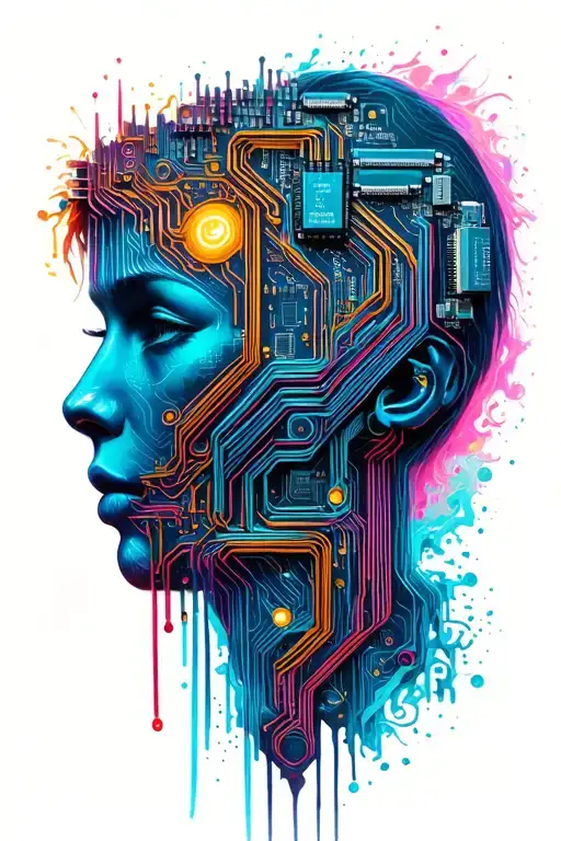 Computer Board In Wires