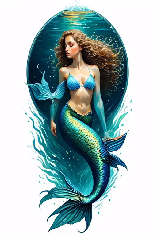 Mermaid Swimming
