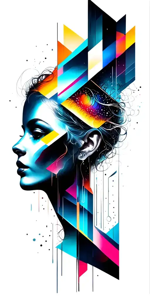 Geometric With Abstract