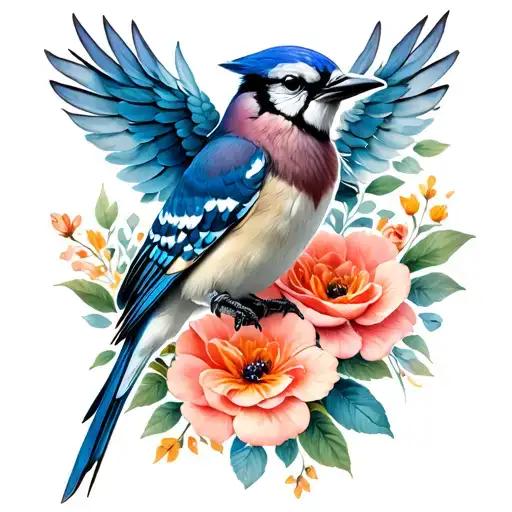 Bluejay Representing Young Love