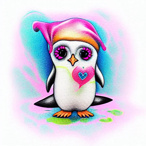 Pink Baby Girl Penguin