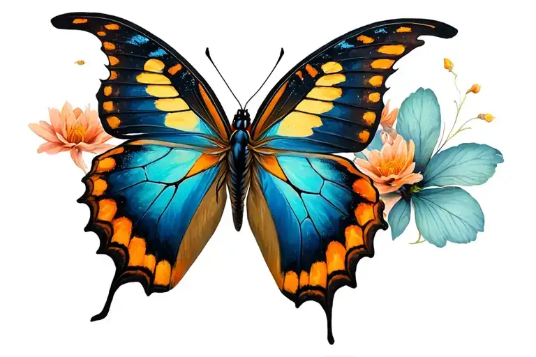 Butterfly Metamorphosis Portrayed