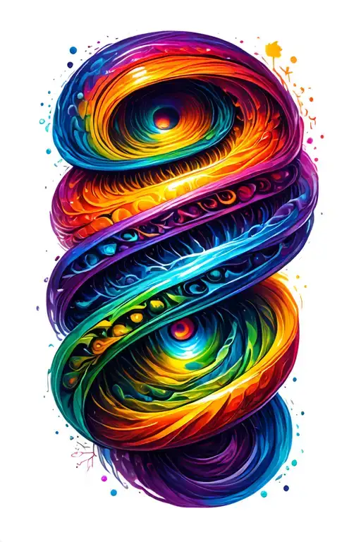 Rainbow Helix Transforming