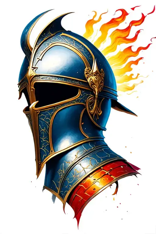 Christian Knight Helmet