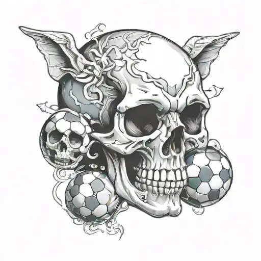 Skull And Soccer Ball Morphing