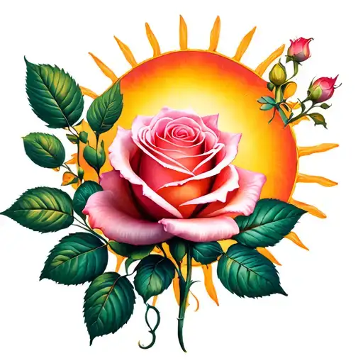 3 Rose And A Sun