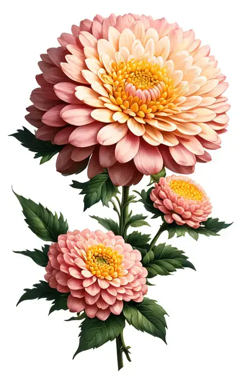 Chrysanthemum Blooming