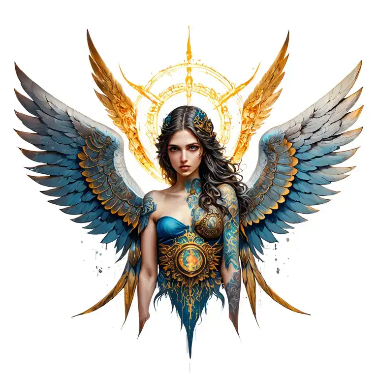 Valkyrie Wings Intertwined