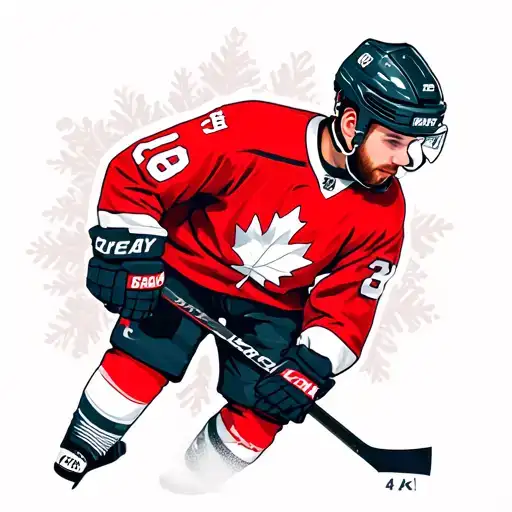 Canada Modem With Hockey Themed Arm Sleeve