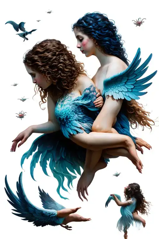 Lost Souls Floating And Angels