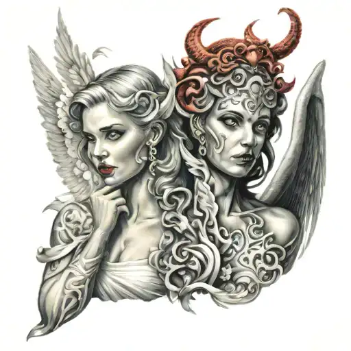 Angel And Demon Women