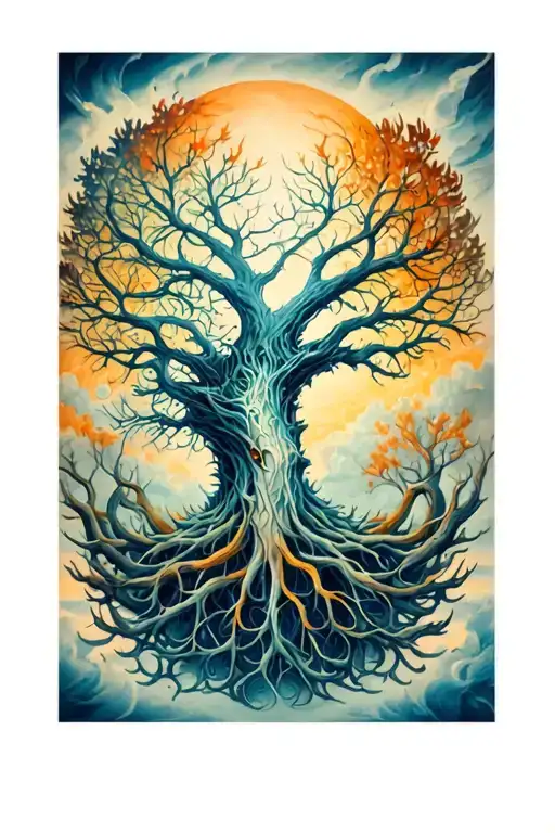 Yggdrasil Leg Sleeve