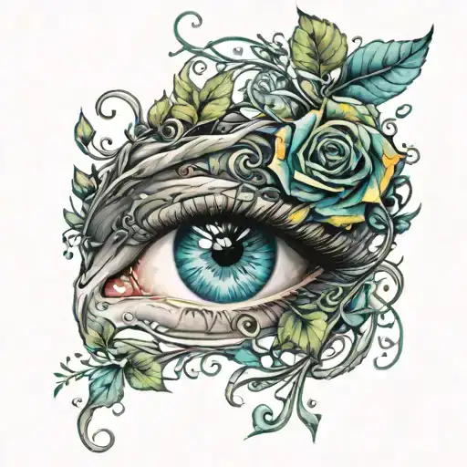 Eyes And Vines Wrapped