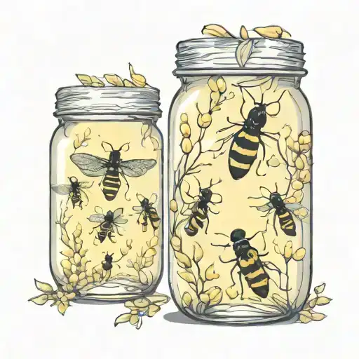 Fireflies In A Jar
