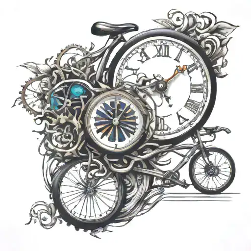 Bicycle Clock