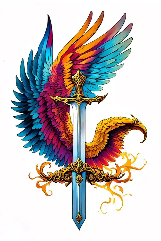 Winged Sword Embedded
