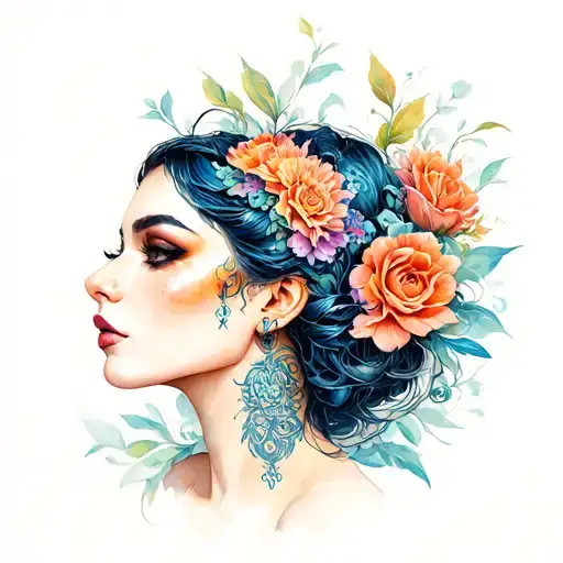 Feminine Tattoo Design