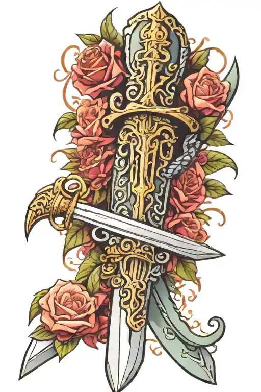 Valkryie Sword On Thigh