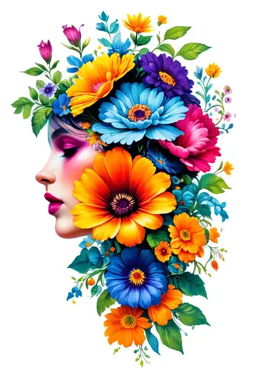 Loviana With Various Flowers Intertwined Bloomed