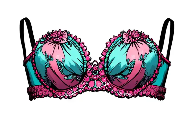 Girly Bra For A Sissy Bimbo