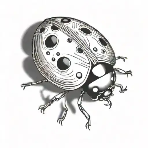 Ladybug Outline