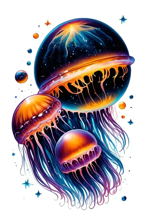 Jellies And Space Themed