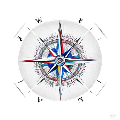 Compass With Wings
