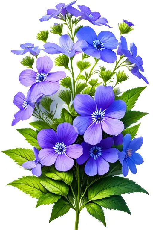 Purple Forget Me Nots