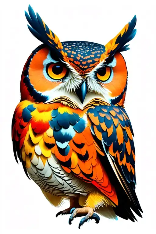 Colourful Owl