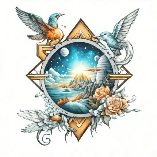 Heaven And Space Themed