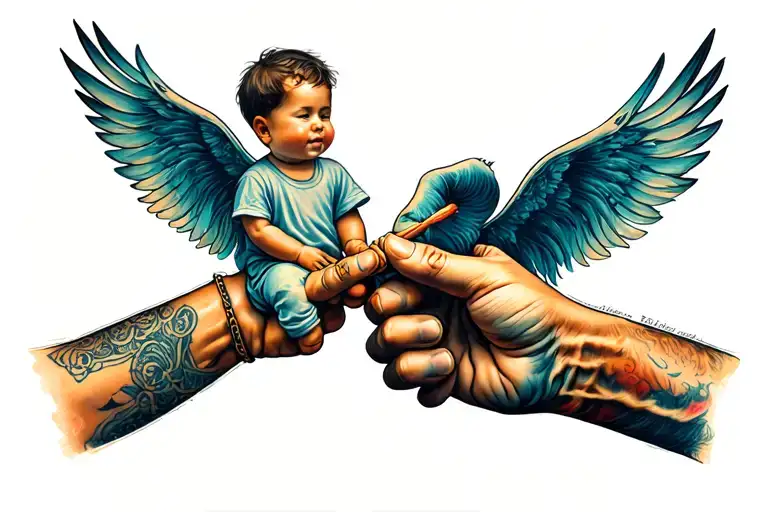 Father And Son Hand Check