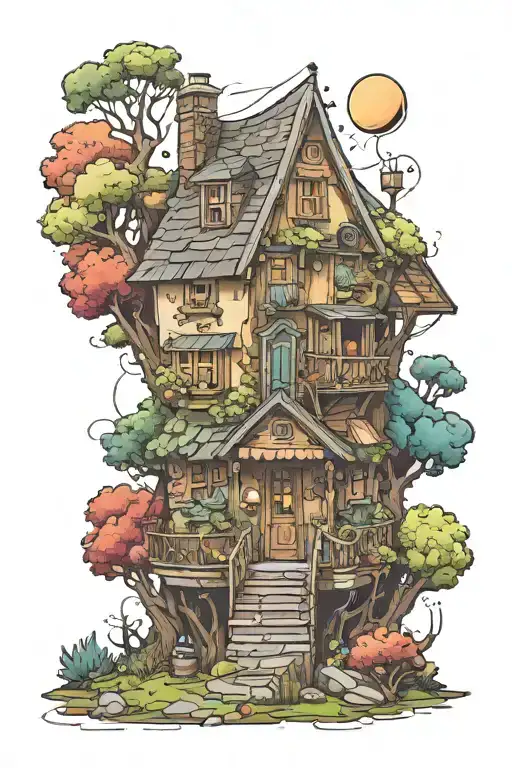 House Nestled