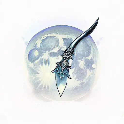 Long Sword With Moon