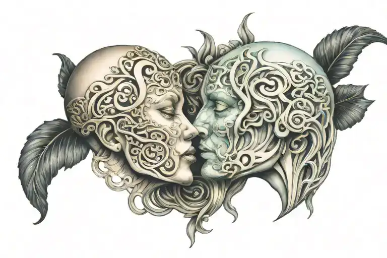 Virgo Woman And Cancer Man Signs Intertwined