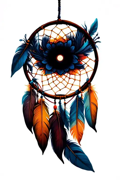 Dream Catcher With Feathers