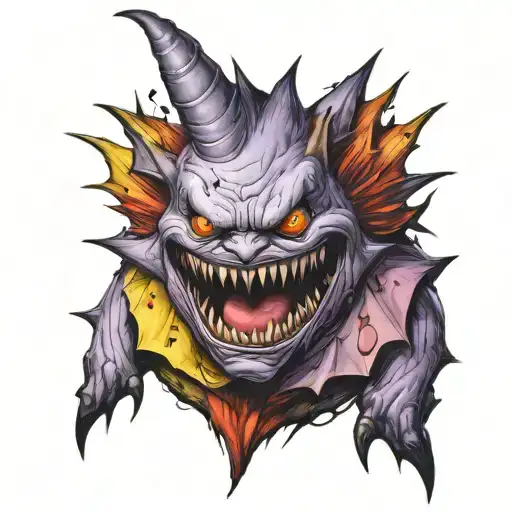 Gengar As A Clown
