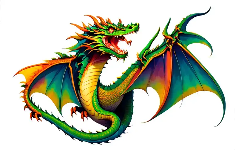 A Dragon In Iran Sky