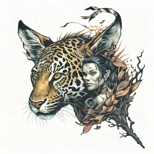 Female Avatar Hunting Prey