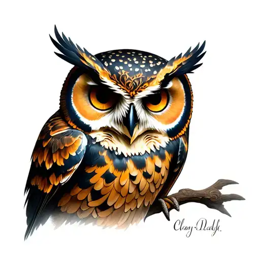 Owl And Skull Soft Shading