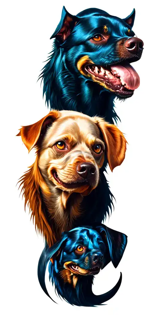 Cerber Dog Has 3 Heads